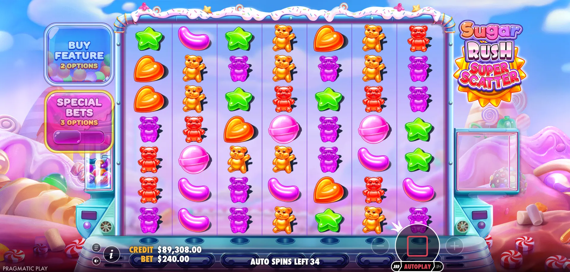 Martingale &mdash; sugar rush super scatter